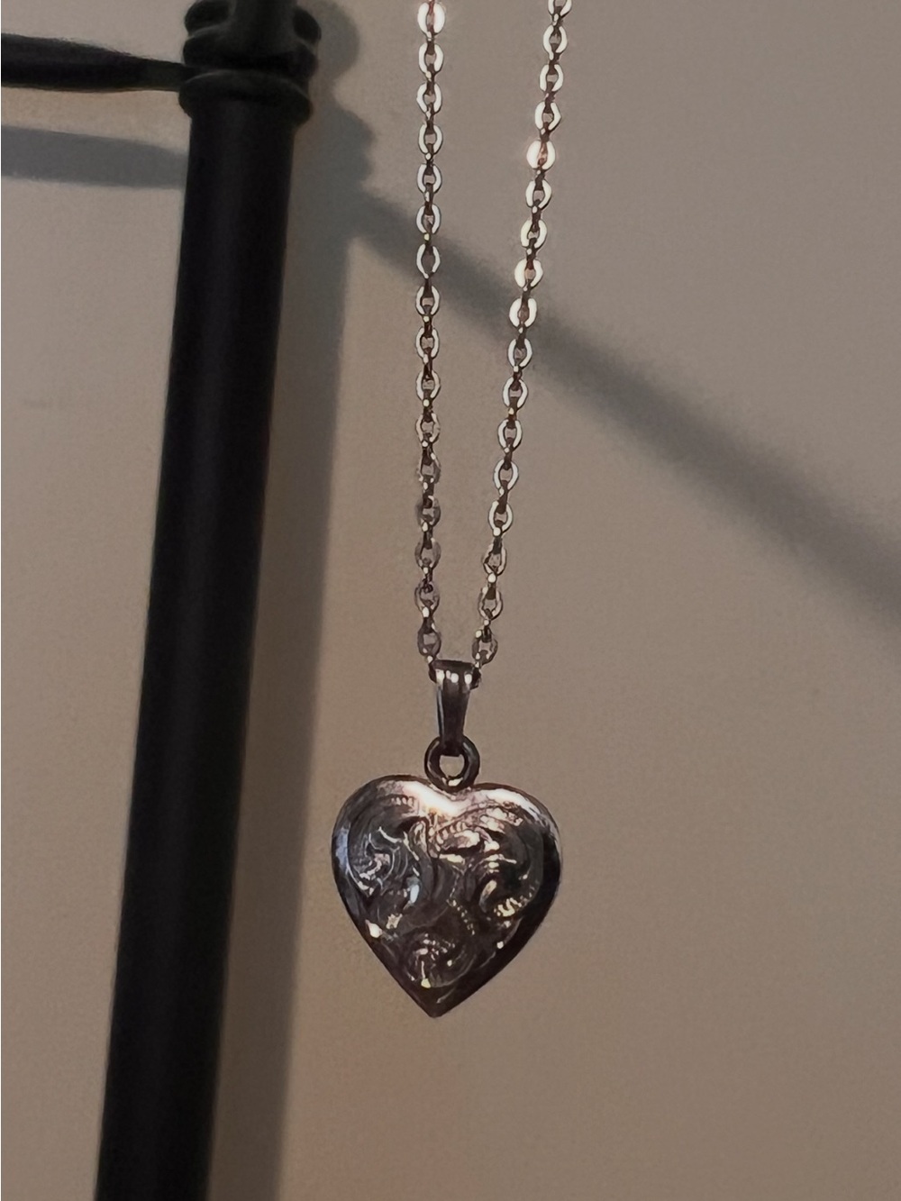 Montana Silversmiths Polished Silver Heart Pendant Necklace